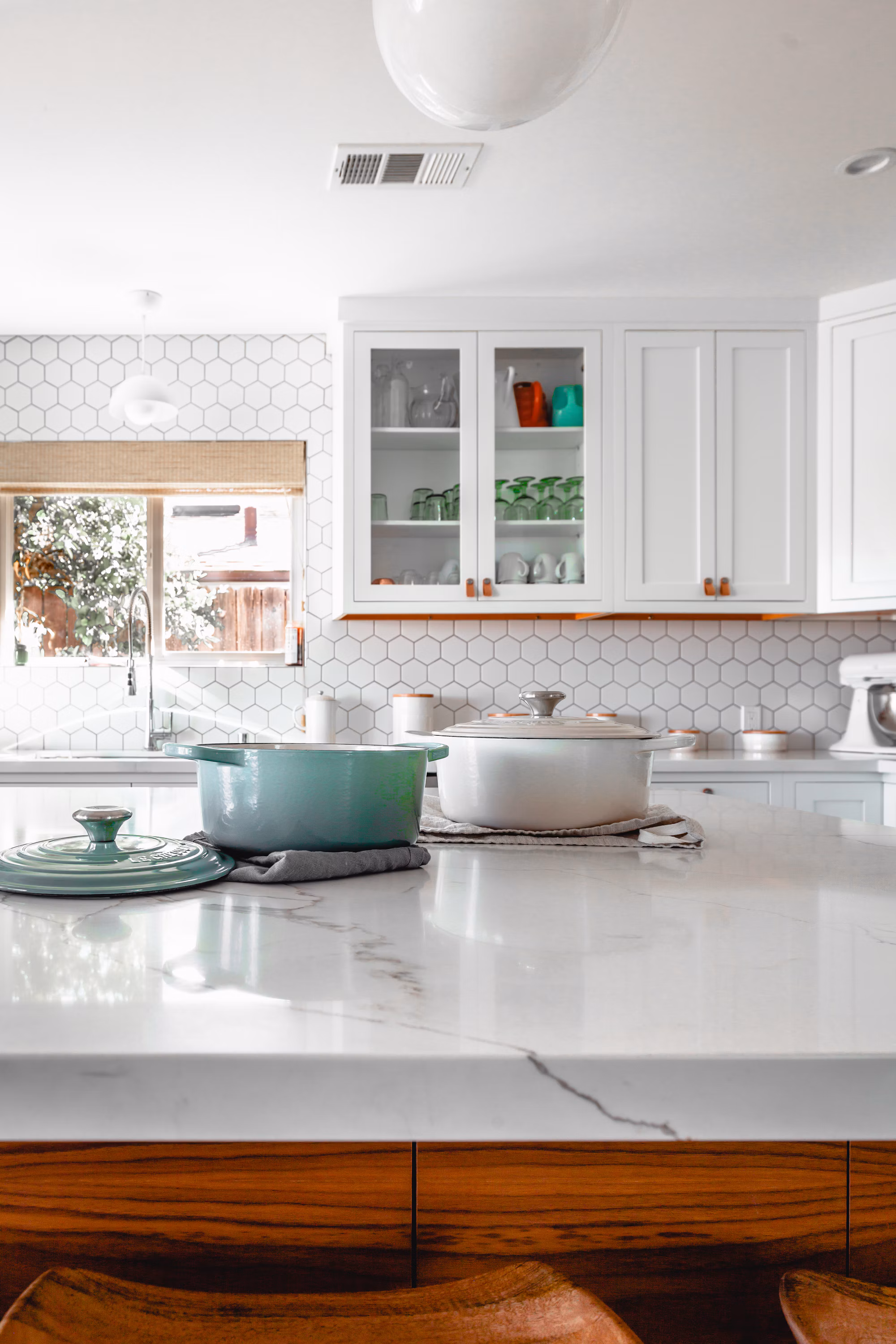Luxury kitchen renovation with island