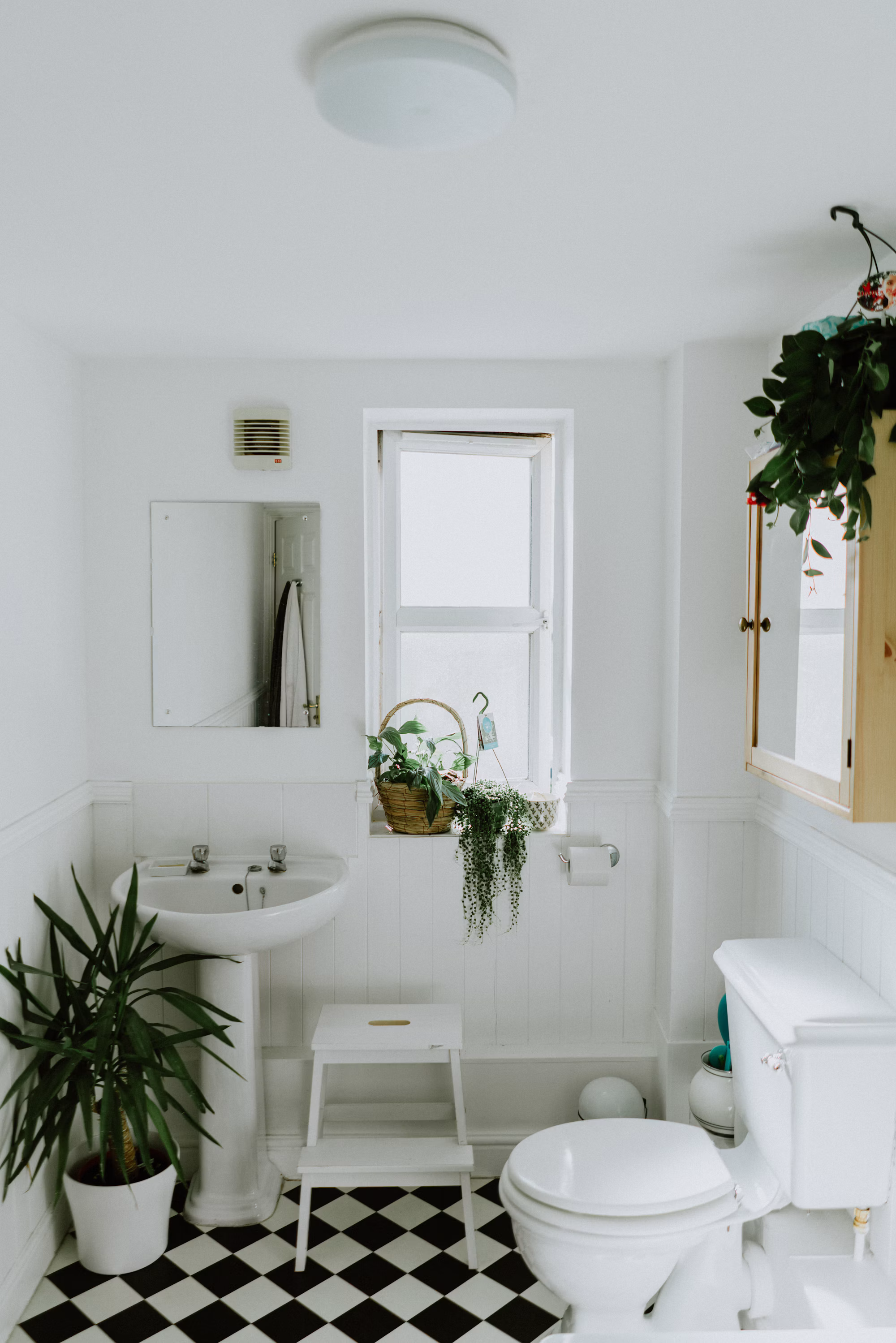 Luxury bathroom with marble finishes